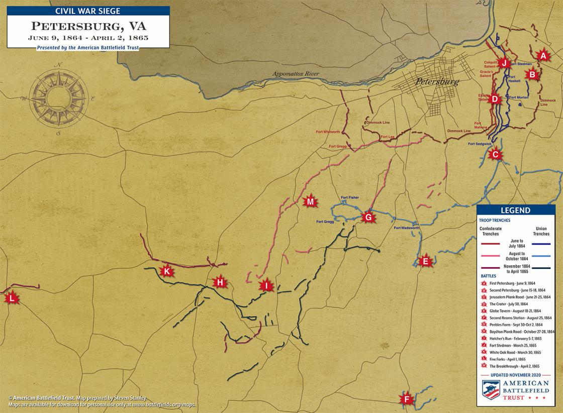 Petersburg | June 9, 1864 - Apr 2, 1865 (November 2020)