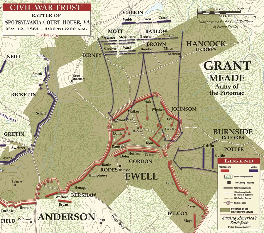 This is a map of the Spotsylvania Court House.