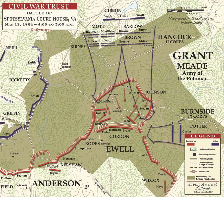 This is a map of the Spotsylvania Court House. 