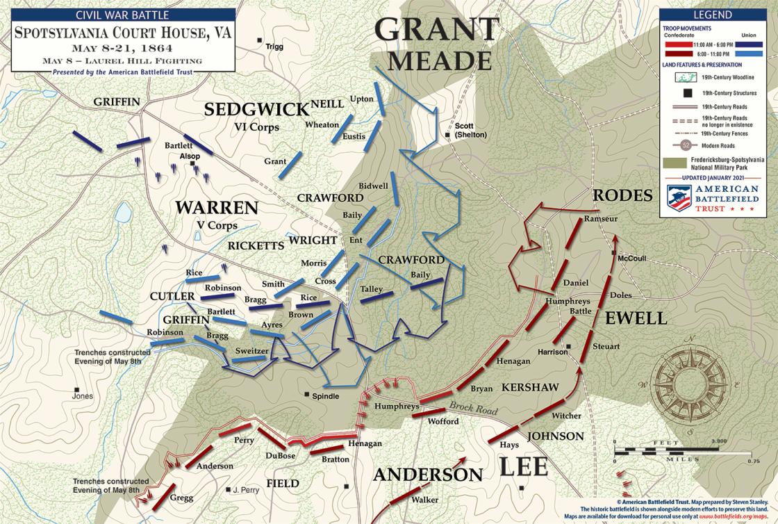 Spotsylvania Court House - Laurel Hill - May 8, 1864 (January 2021)