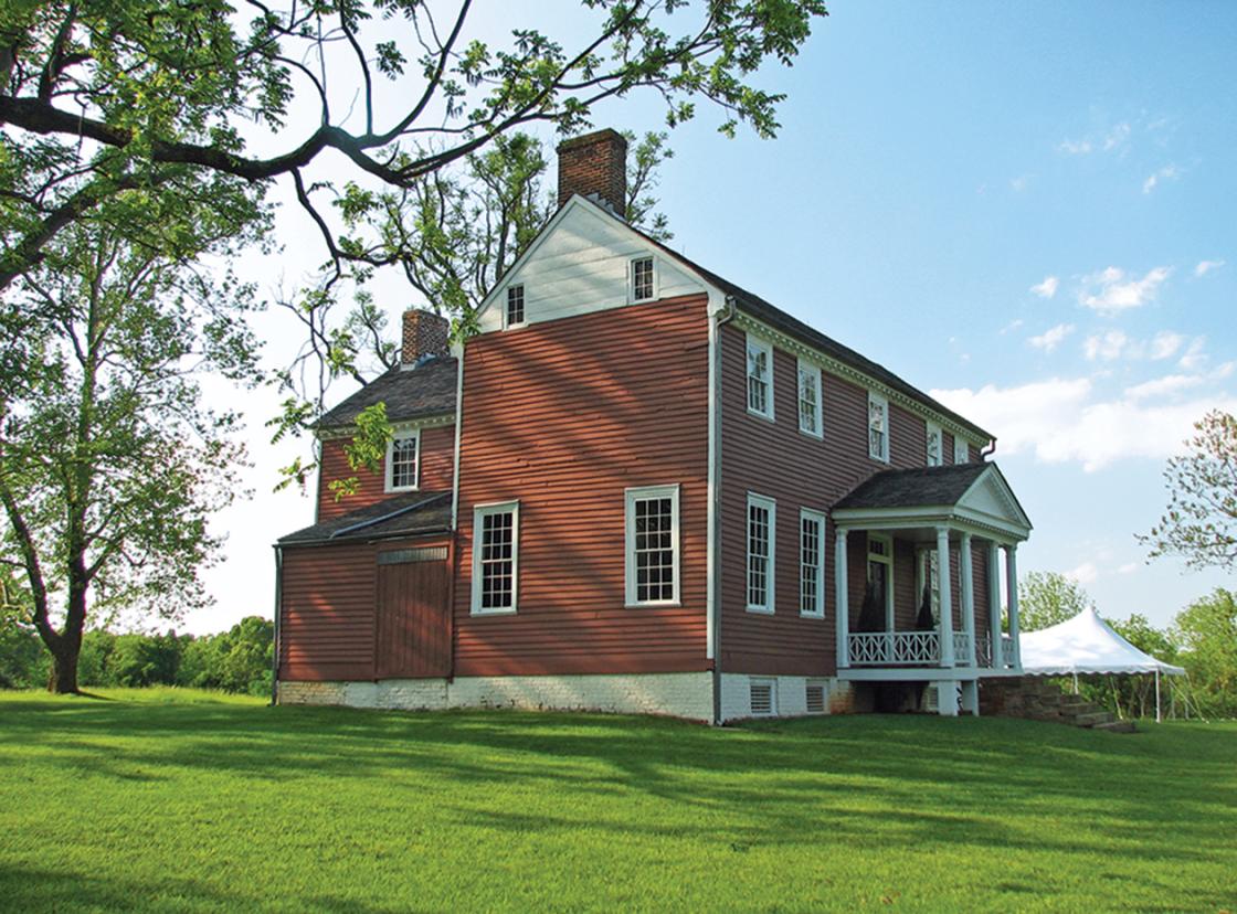 This is an image of the iconic structure at Ellwood Manor— a structure still standing near the Wilderness Battlefield. 