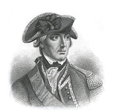 This is a sketch of William Howe. 