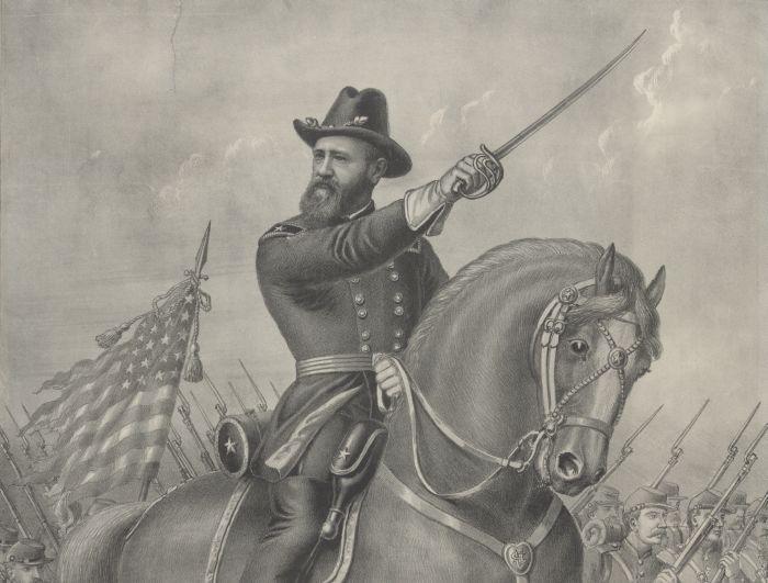 Benjamin Harrison at Van Den Corput's