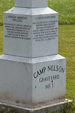 Camp Nelson Graveyard Marker