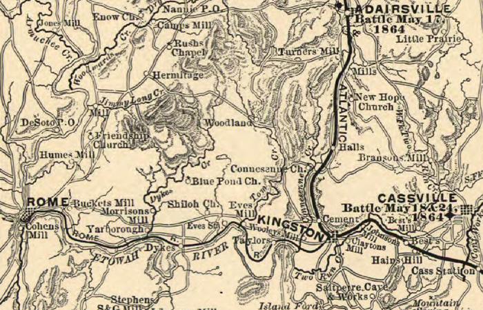 Cassville Historical Map