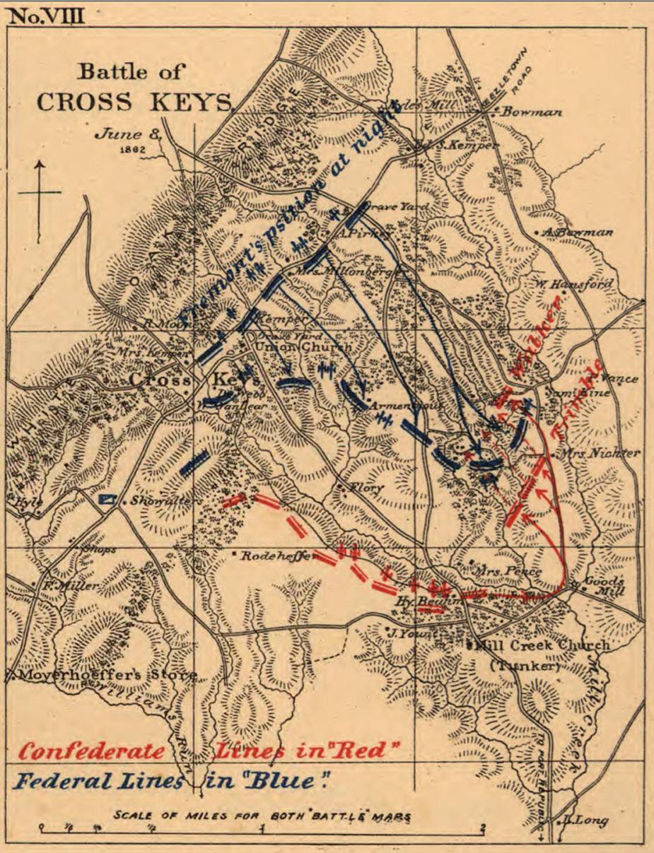 Cross Keys Historic Map Web