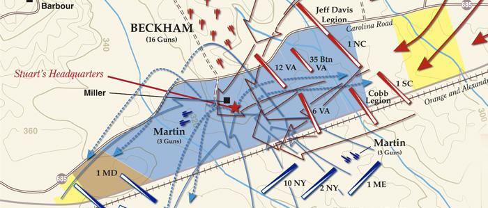 Map of Fleetwood Hill showing 'bookends"