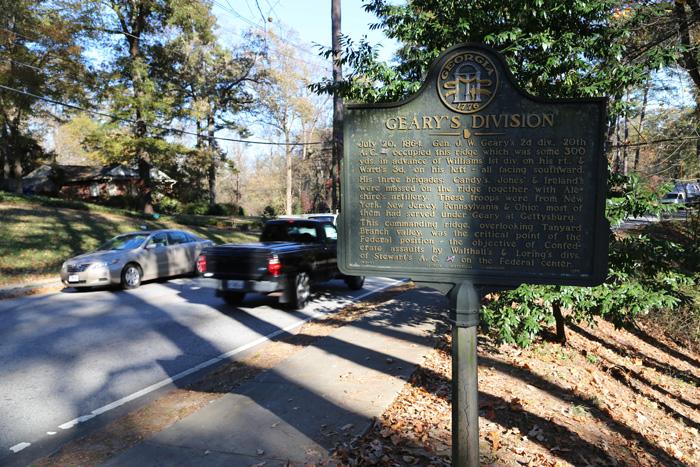 History Marker on Collier Road