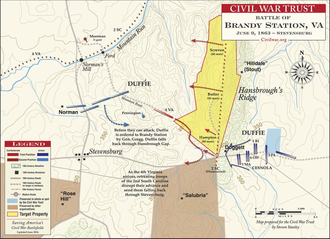 Brandy Station | Hansbrough's Ridge | June 9, 1863
