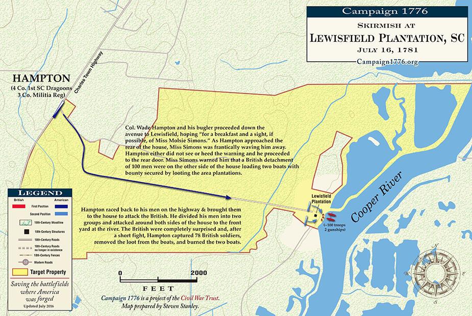 Lewisfield Plantation | July 16, 1781