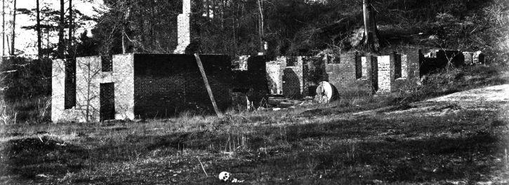 Photograph of the ruins of Dr. Gaines' Mill