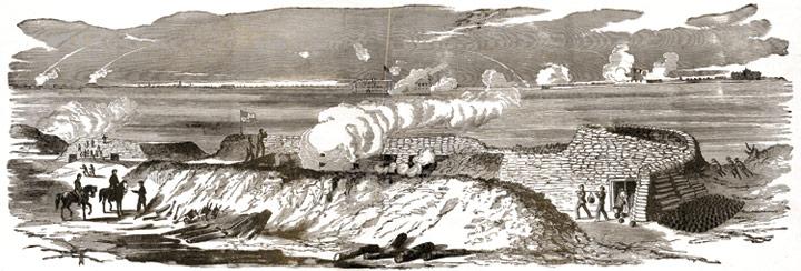 Illustration of the Sumter Bombardment