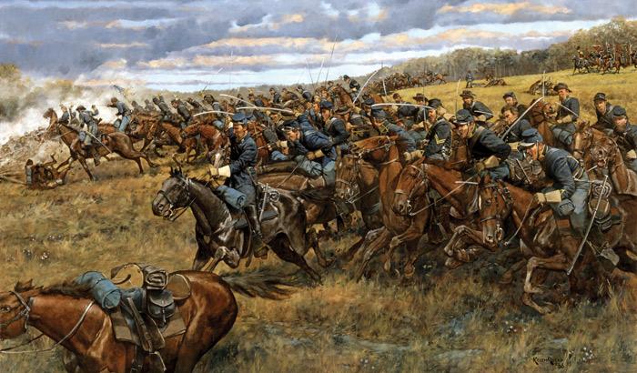 Union Cavalry at Sailor's Creek