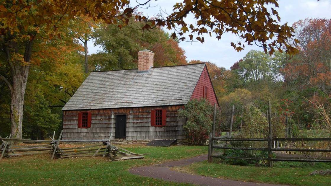 Visitors may explore the exterior of the Wick House, including the orchard field, whenever the park grounds are open. The kitchen garden is tended by volunteers and is generally opened with the Visitor Center's hours. NPS / Olsen
