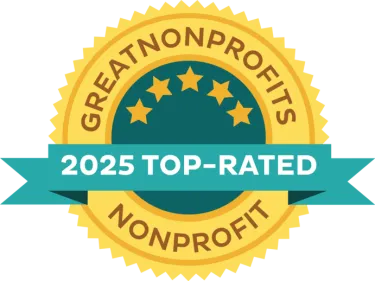 2025 GreatNonprofits Top-Rated Nonprofit Seal