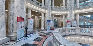 The American Revolution Experience on display at the Idaho State Capitol