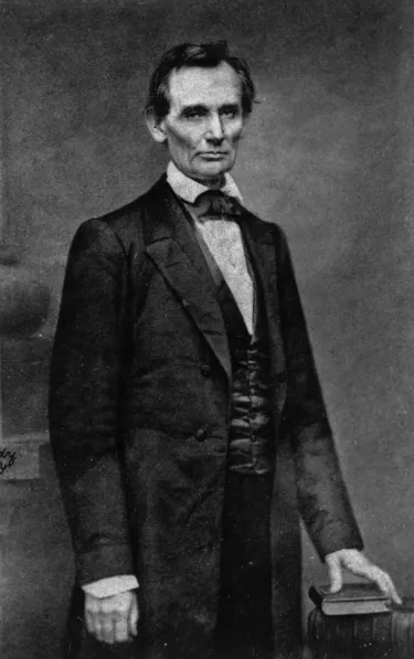 Photo of Abraham Lincoln during his campaign, taken by Matthew Brady