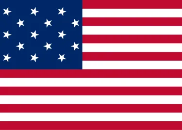 La bandera de 15 estrellas y 15 franjas