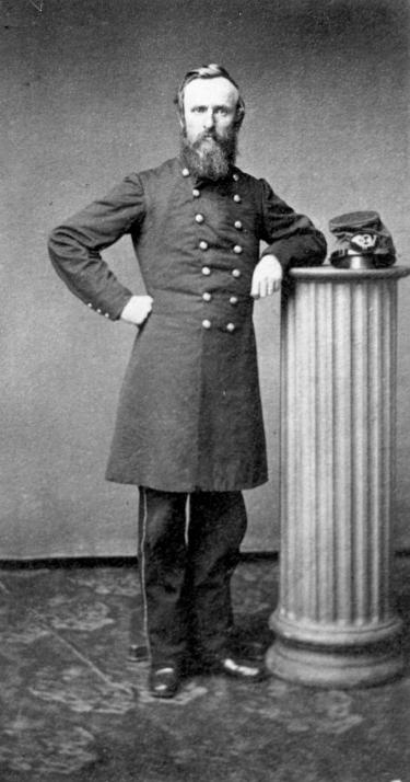 Hayes in Civil War Uniform