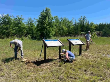 Waysides Installation