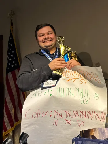 Ultimate GettysNerd 2.0 champion Colton Pikovsky