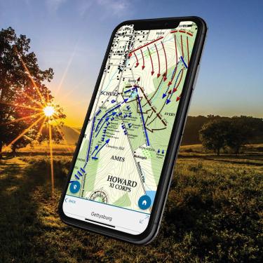 The Trust's Battle Maps App puts you in the middle of the action on battlefields like Gettysburg.