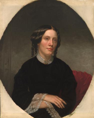 Portrait of Harriet Beecher Stowe by Alanson Fisher