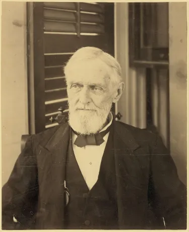 Jefferson Davis at Beauvoir, near Biloxi, Mississippi, 1885