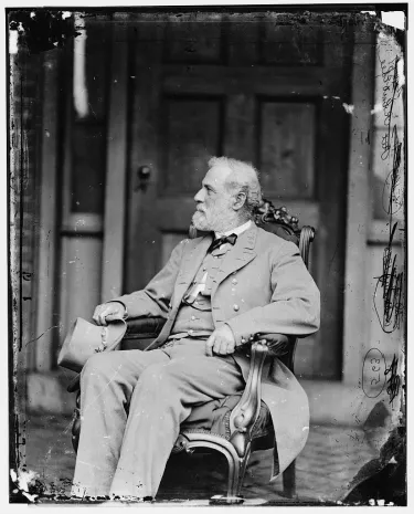 Gen. Robert E. Lee, C.S.A., photographer unknown, 1860–1865.