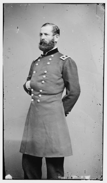 This is a portrait photograph of Major General Fitz John Porter. 