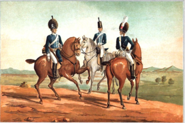 British 17th Light Dragoons command American War of Independence