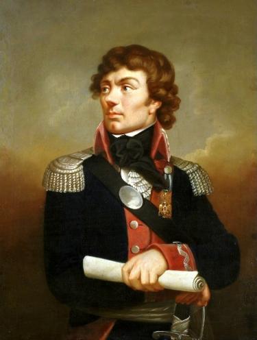 Portrait of a man in military dress