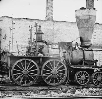 Damaged Locomotive