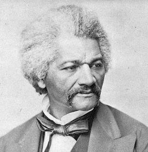 This is a portrait of Frederick Douglass. 