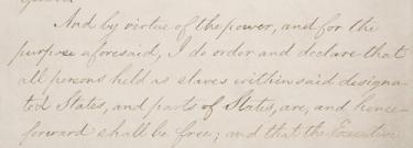 Emancipation Proclamation