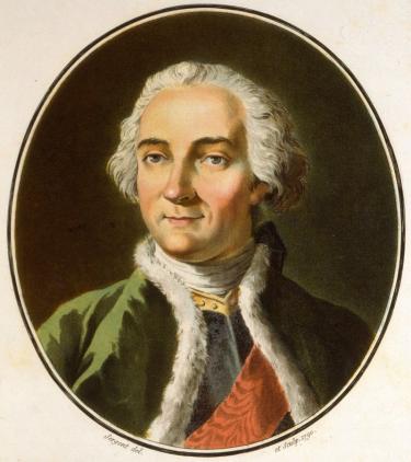 A portrait of the Marquis de Montcalm