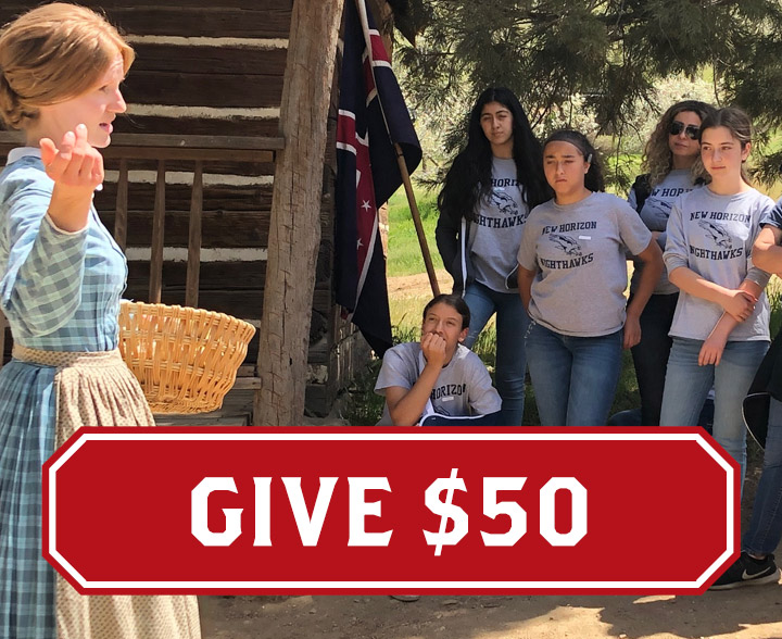 Support education with a $50 donation