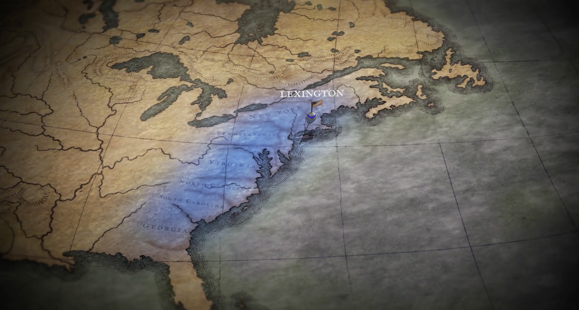 American Revolution Battle Chart And Map