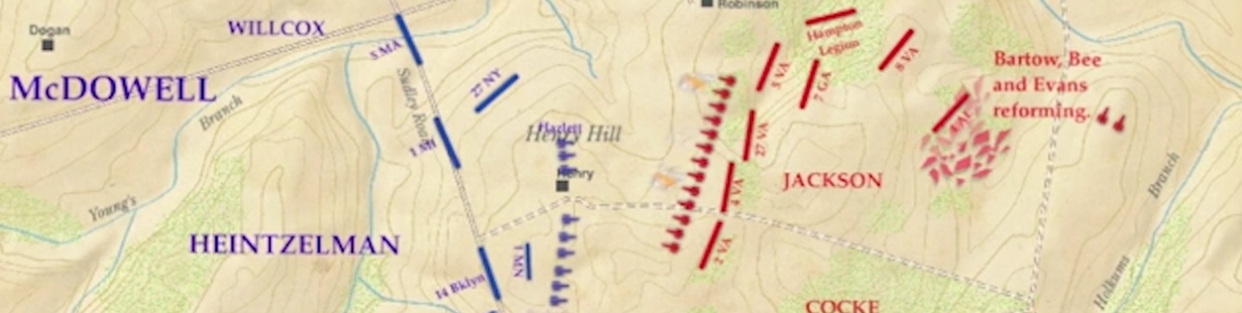 first manassas animated map american battlefield trust
