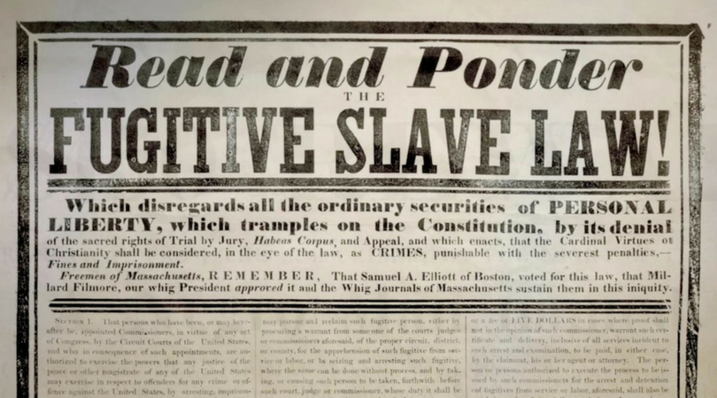 Image result for When was the Fugitive Slave Act passed and what were the consequences of this law?